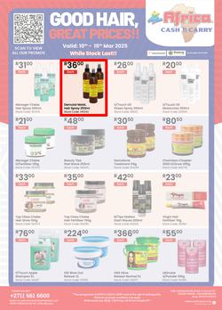 Africa Cash and Carry : Good Hair, Great Prices (10 March - 15 March 2025 While Stocks Last), page 1