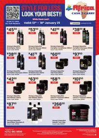 Africa Cash And Carry : Style For Less (13 January - 18 January 2025 While Stocks Last)