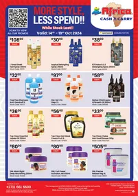 Africa Cash & Carry : Monday Promo (14 October - 19 October 2024 While Stocks Last)