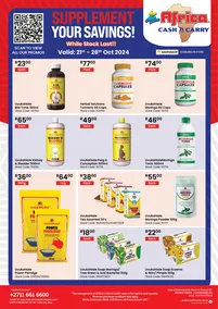 Africa Cash & Carry : Supplement Your Savings (21 October - 26 October 2024)