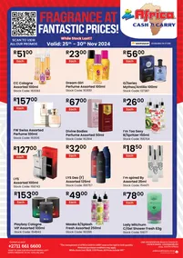 Africa Cash & Carry : Fragrance At Fantastic Prices (25 November - 30 November 2024)