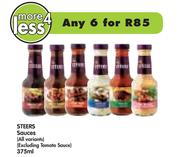 Steers Sauces(All Variants)(Excluding Tonmato Sauce)-6x375ml