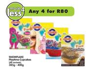 Snowflake Playtime Cupcakes(All Variants)-4x385g-400g