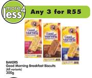 Bakers Good Morning Breakfast Biscuits(All Variants)-3x300g