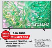 Samsung 85" DU8000 Crystal UHD 4K HDR Smart TV UA85DU8000KXXA