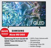 Samsung 55" QLED 4K Q60D Tizen OS Smart TV 2024 QA55Q60DAKXXA