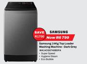 Samsung 14Kg Top Loader Washing Machine Dark Grey WA14CG5745BDFA