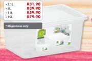 Addis 3.1Ltr Clearly Neat Storage Box