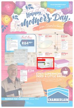 Chamberlains : Happy Mother's Day (6 May - 12 May 2019), page 1