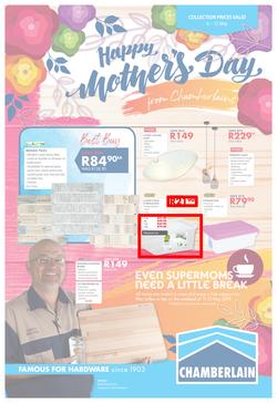Chamberlains : Happy Mother's Day (6 May - 12 May 2019), page 1