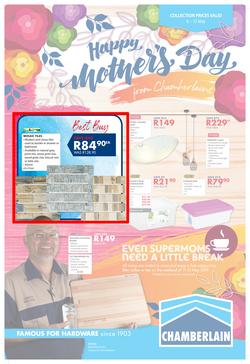 Chamberlains : Happy Mother's Day (6 May - 12 May 2019), page 1