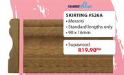 Chamber Value Skirting #S26A-Per Meter 