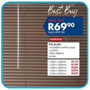 Homestar PVC Blind-2100 x 2200mm