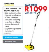 Karcher Cordless Electric Broom K55 Plus