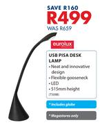 Eurolux USB Pisa Desk Lamp