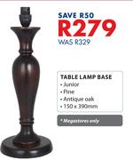 Table Lamp Base