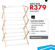 House Of York Clothes Horse 765 x 470 x 1200mm