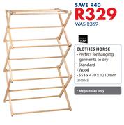 House Of York Clothes Horse 553 x 470 x 1210mm