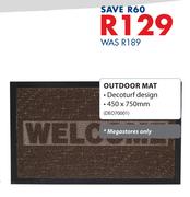 Outdoor Mat 450 x 750mm