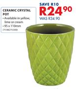 Ceramic Crystal Pot