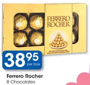 Ferrero Rocher 8 Chocolates-Per Box