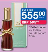 Estee Lauder Youth-Dew Eau De Parfum-67ml Each
