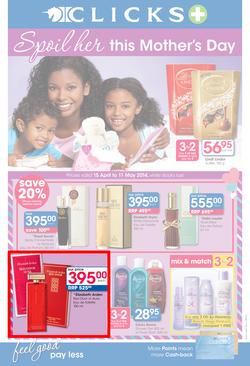 Clicks : Mothers Day (15 Apr - 11 May 2014), page 1