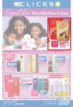 Clicks : Mothers Day (15 Apr - 11 May 2014), page 1