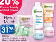 Garnier Hydra Match Facial Products-Each