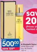 Elizabeth Taylor White Diamonds Eau De Toilette-100ml