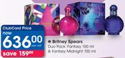 Britney Spears Duo Pack Fantasy 100ml & Fantasy Midnight 100ml-Per Set