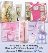 Oh So Heavelny, Olive De Provence Or Source Gift Sets -Each