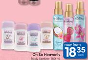 Oh So Heavenly Body Spritzer 100ml-Each