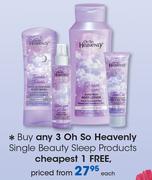 Oh So Heavenly Single Beauty Sleep Products-Each