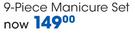Ms. Manicure 9-Piece Manicure Set