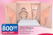 Paco Rabanne Olympea Gift Set: Eau De Toilette 50ml And Body Lotion-Per Set
