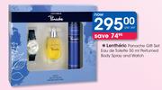 Lentheric Panache Gift Set:Eau De Toilette 50ml Perfumed Body Spray And Watch-Per Set