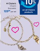 Claire's Charm Bracelets-Per Set