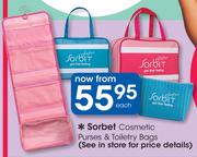 Sorbet Cosmetic Purses & Toiletry Bags-Each