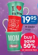 Clicks Mugs-Each