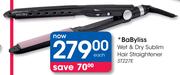 Babyliss Wet & Dry Sublim Hair Straightener ST227E