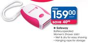 Safeway Battery-Operated Women's Shaver S3801