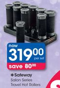 Safeway Salon Series Travel Hot Rollers-Per Set