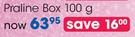 Lindt Lindor Praline Box-100g