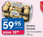 Ferrero Rocher 16 Chocolates-200g Per Pack