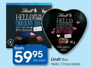 Lindt Box Hello Chocolates-Per Pack