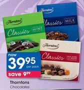 Thorntons Chocolates-Per Pack