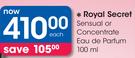 Royal Secret Sensual Or Concentrate Eau De Parfum-100ml Each