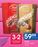 Lindt Lindor Truffles-150g