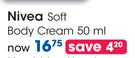 Nivea Soft Body Cream-50ml